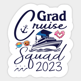 Graduation Cruise 2023 Birthday Party Tee Cruise Graduation Sticker